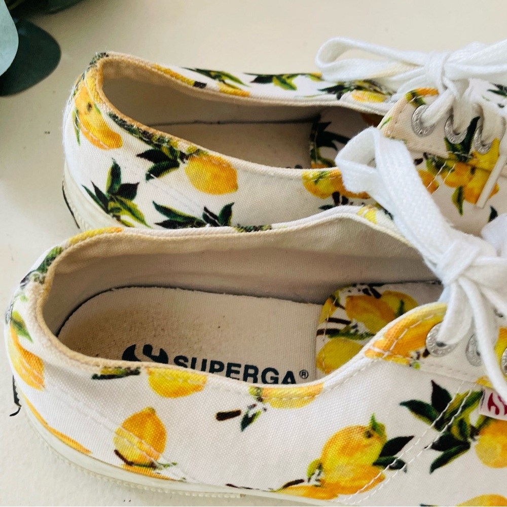 Superga 33357 Lemon Print Sneaker - Picture 7 of 13